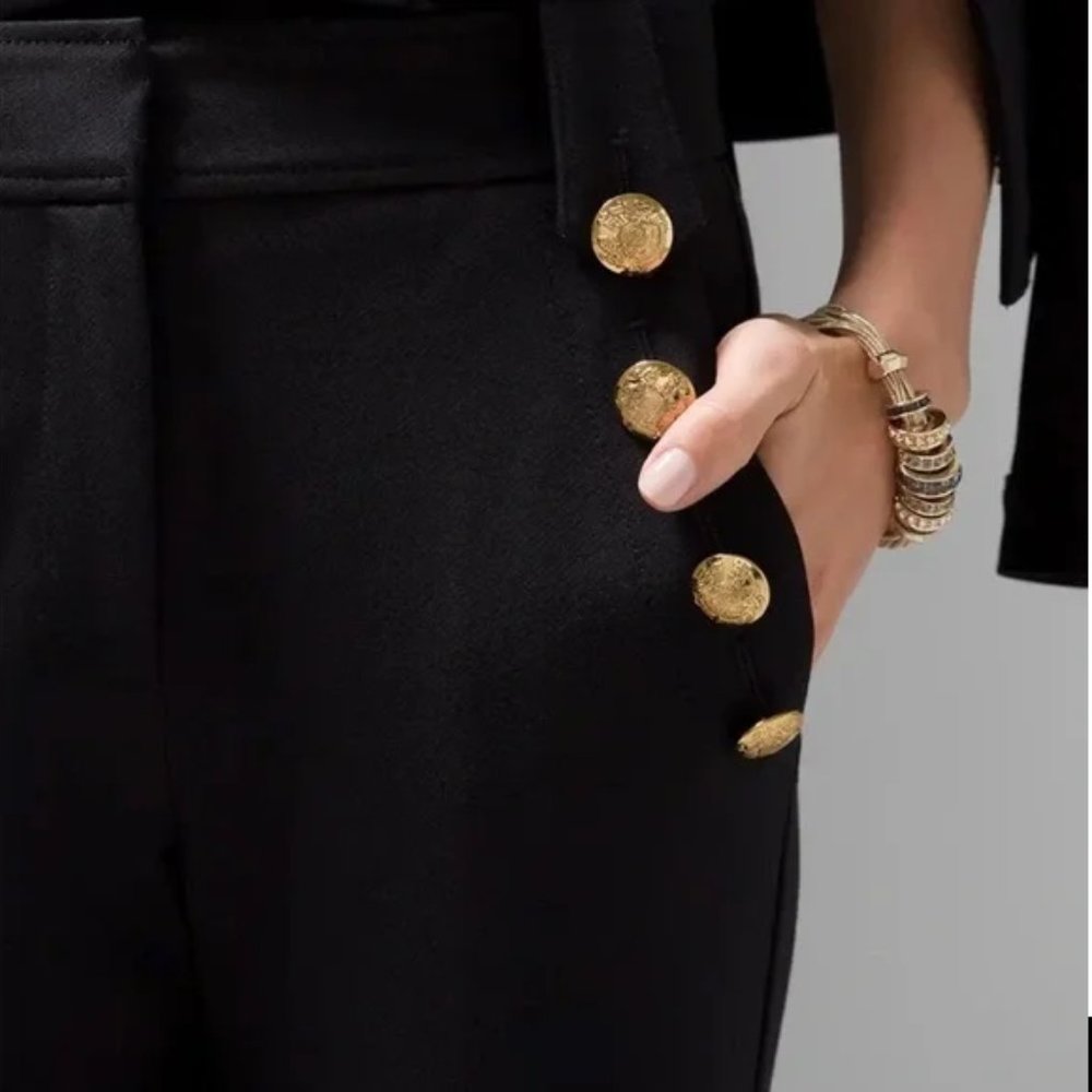 new WHITE HOUSE BLACK MARKET jolie luxe ankle pants 6